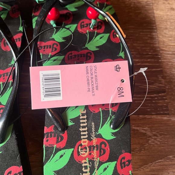 juicy couture cherry platform flip flop - Picture 2 of 3